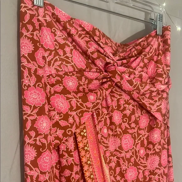 Free People NWT Pink Floral Patterned Skirt - Picture 2 of 5